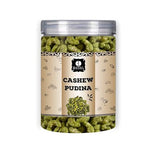 EDZZEL Pudina Cashew Snacks | Roasted & Lightly Seasoned Mint Flavored Cashews