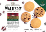 Walker’s Gluten Free Shortbread Cookies - 9.9 oz Shortbread Cookie Box - Includes Assortment of Shortbread Rounds and Chocolate Chip Cookies