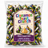 Cinnamon Toast Flavored White Creme Candy Pieces with Crunchy Bits Bulk Bag - 1 lb (Approx. 100 pieces)