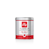 illy Ground Coffee Espresso - 100% Arabica Coffee Ground - Classico Medium Roast - Notes of Caramel, Orange Blossom & Jasmine - Rich Aromatic Profile