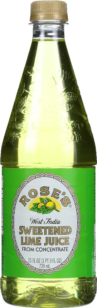 Rose's West india Sweetened Lime Juice 25 Fl Oz 1 Pack by Rose's