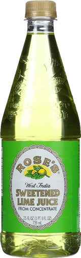 Rose's West india Sweetened Lime Juice 25 Fl Oz 1 Pack by Rose's