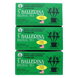 3 BALLERINA TEA DIETERS DRINK EXTRA STRENGH LEMON FLAVOR (3 boxes, 18 tea bags , 1.88 oz ?