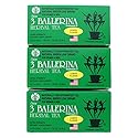 3 BALLERINA TEA DIETERS DRINK EXTRA STRENGH LEMON FLAVOR (3 boxes, 18 tea bags , 1.88 oz ?