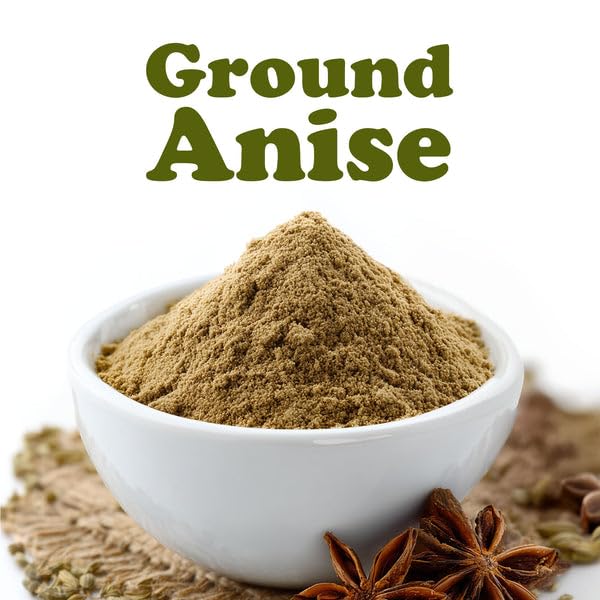 Food to Live Ground Anise, 1.5 Pounds - Aromatic Spice for Cooking, Baking and Beverages. Kosher, Vegan, Bulk