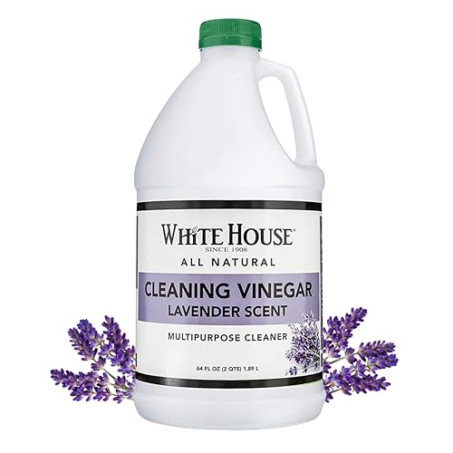 White House Cleaning Vinegar, Natural, Safe Multi-Purpose Home Cleaner (64 Fl Oz (Pack of 1), Lavender)