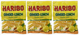Haribo Ginger-lemon Gummi Candy 4 Oz each (pack of 3)