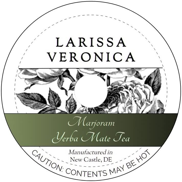 Marjoram Yerba Mate Tea (Single Serve K-Cup Pods) (12 pods, ZIN: 573574) - 2 Pack