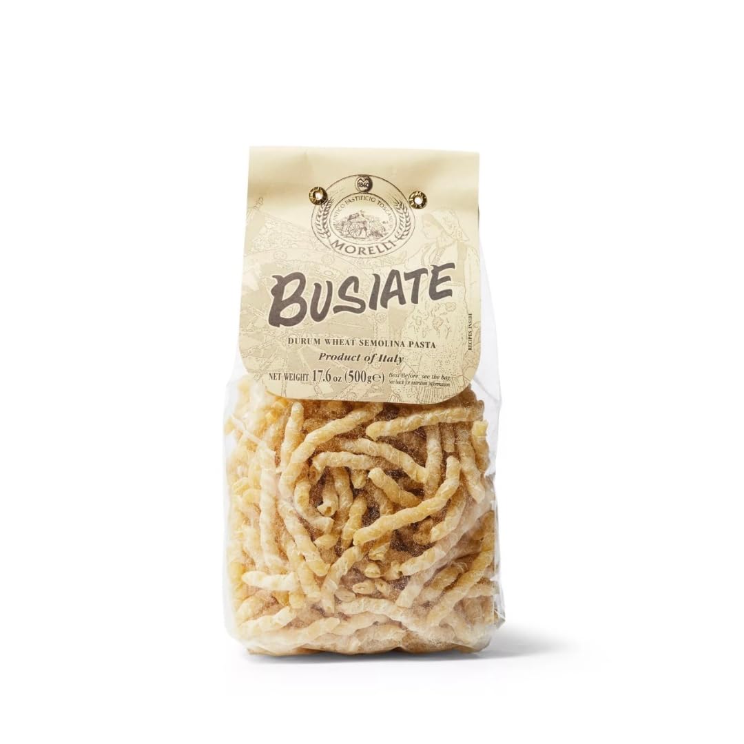 Morelli Busiate Semolina Pasta, 1.1 Pound (Pack of 1)