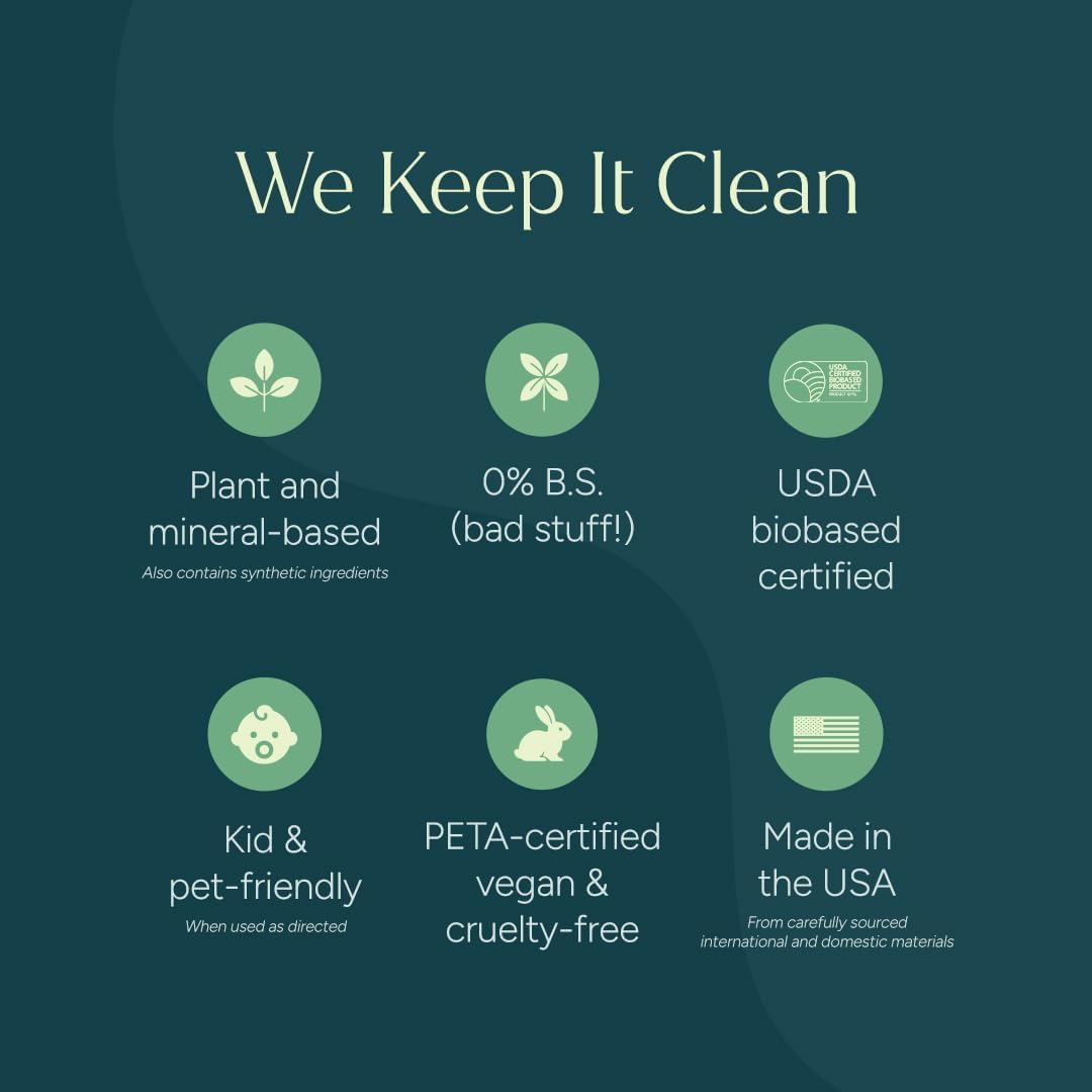 Puracy All Purpose Cleaner Concentrate - Plant-Powered Multi-Surface Cleaner - Surface Cleaner Solution As Seen on TikTok (Green Tea + Lime, 16 fl oz