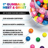 Candy Envy - Royal Blue Gumballs - 1 Inch - Approximately 113 Gumballs Per 2lb Bag - Bulk Royal Blue Candy - North American Made & Kosher Certified