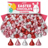 Valentine’s Day Variety Mix - 2 Pound Bulk Individually Wrapped Assorted Chocolates Candies, Valentine Milk Chocolate Candy for Parties, Gift Bags
