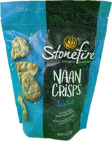 Kokobunch Variety Bundles Of Stonefire's Authentic Naan Crisps Flatbread Cracker 4 or 3 Assorted Pack (6oz, 3 PACK - 1 each of Sea Salt | Everthing |