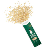 Snowman Kisses Gourmet Popcorn Kernels by Dell Cove Spices - Unique Christmas Stocking Stuffer Gift - Ideal for Stovetop, Popcorn Machines and Popcorn