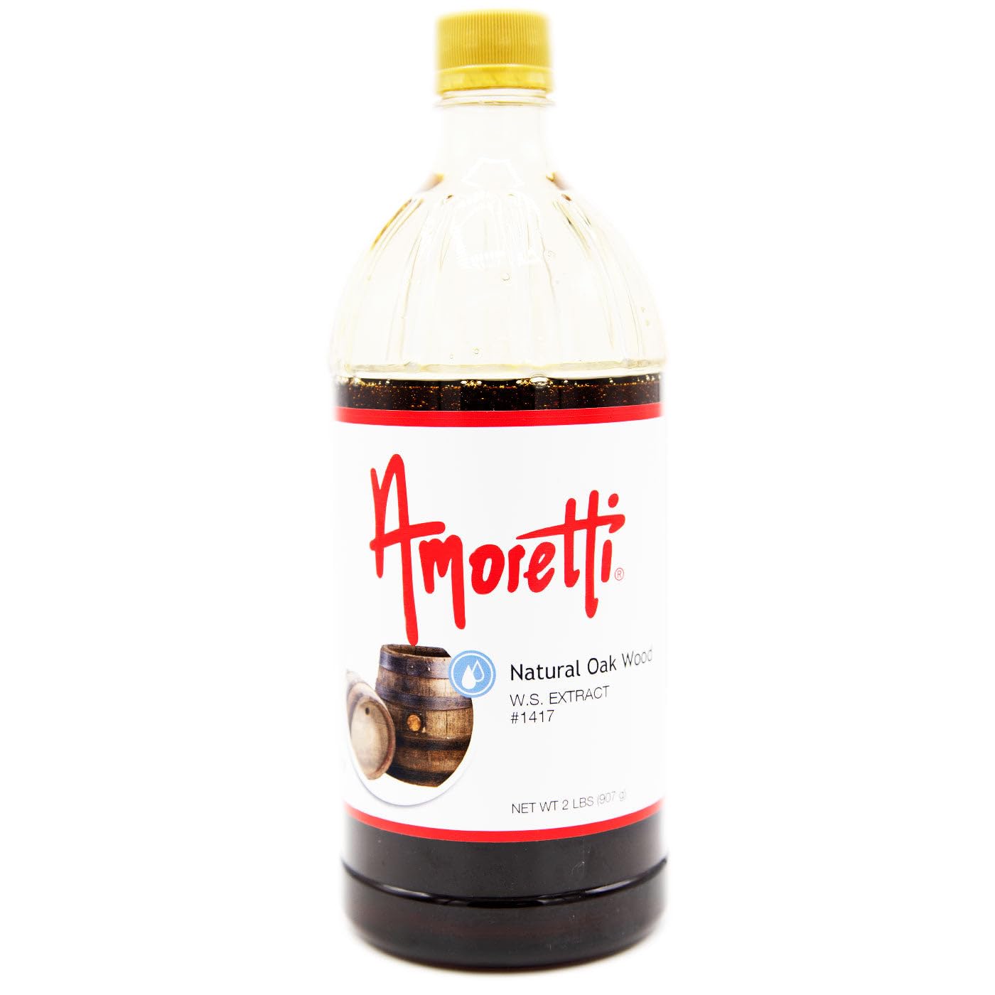 Amoretti - Natural Oak Wood Extract Water Soluble 2 oz - Highly Concentrated & Perfect For Pastry, Savory, Brewing, and more, Preservative Free