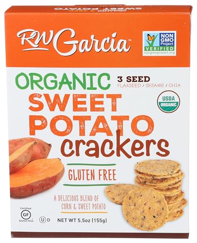 RW GARCIA Organic Sweet Potato Crackers, 5.5 OZ