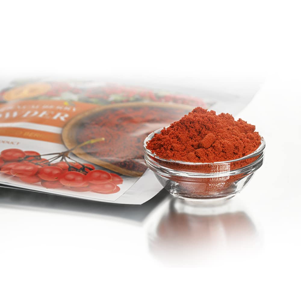 Wild Harvested Viburnum Berry Freeze-Dried Powder - 2 Oz - Natural Viburnum Powder, No added sugar, No GMOs
