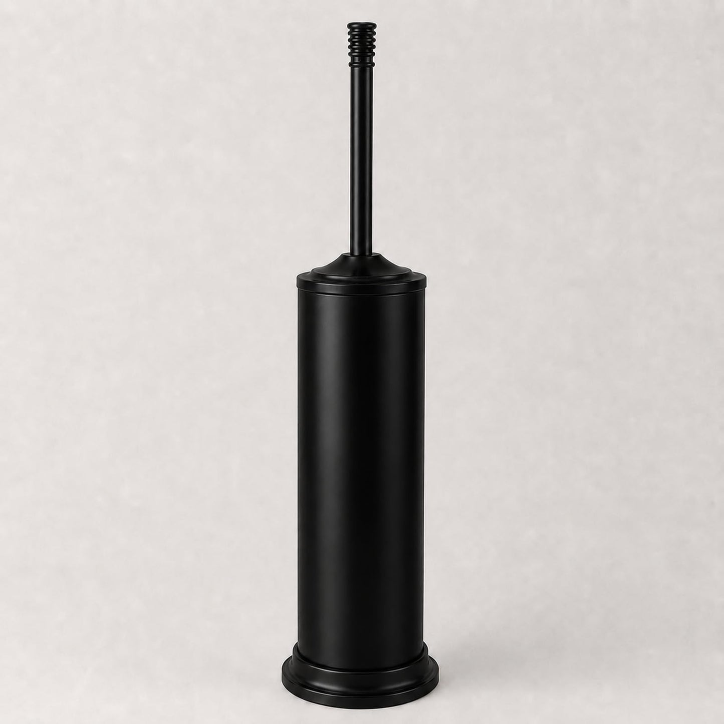 Black Toilet Brush and Holder Set?Extra Long Handled Toilet Bowl Brush and Holder?Stainless Steel Heavy Duty Toilet Brush for Bathroom,Deep Cleaning