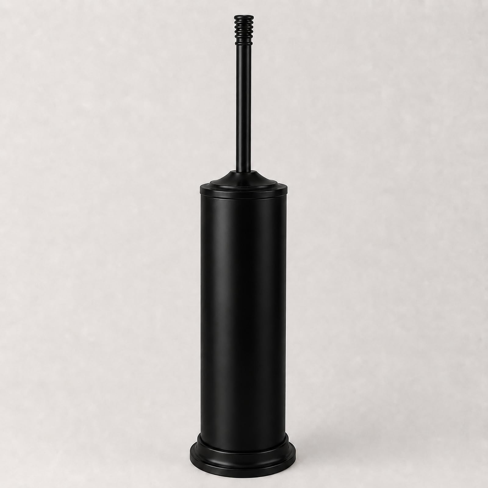Black Toilet Brush and Holder Set?Extra Long Handled Toilet Bowl Brush and Holder?Stainless Steel Heavy Duty Toilet Brush for Bathroom,Deep Cleaning