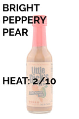 Ghost Pepper Pear Hot Sauce By Little Dick's, Fiery Hot Sauce Made With Flavors of Pear, Ghost Pepper & Mustard, Made With All Natural Ingredients, 5