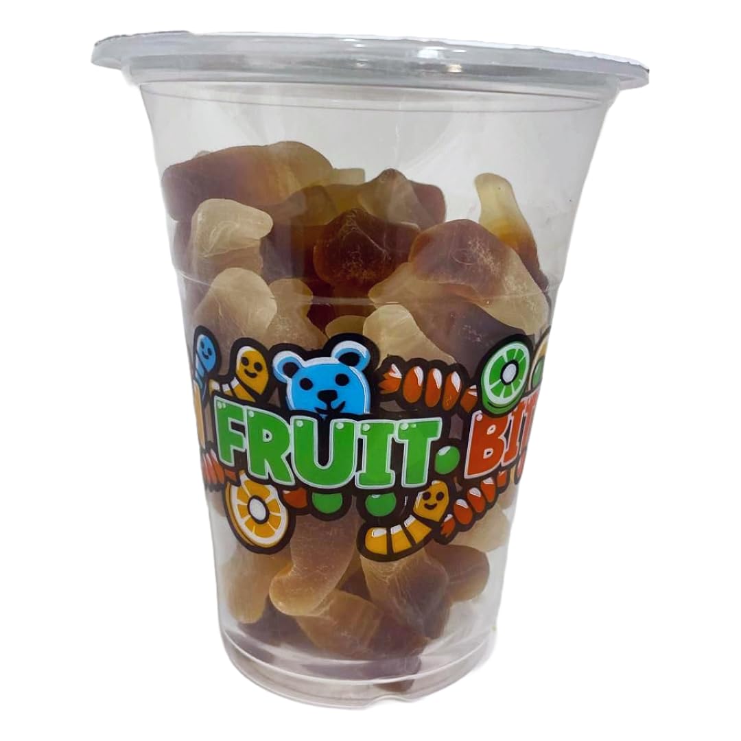 Cup Candy Gummy Candy Cola Fun Fruit Bites 6oz (Pack 28)