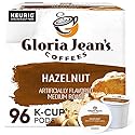 Gloria Jean's Coffees Hazelnut, Single-Serve Keurig K-Cup Pods, Flavored Medium Roast Coffee, 96 Count