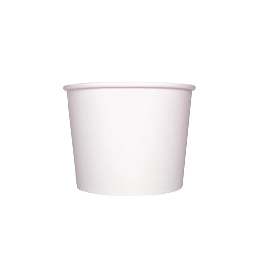 Karat [32oz - 600 ct] Paper Soup Bowls for Hot/ Cold Food - Ideal for Soup, NoodIes, Pasta and Snacks - White (C-KDP32W)