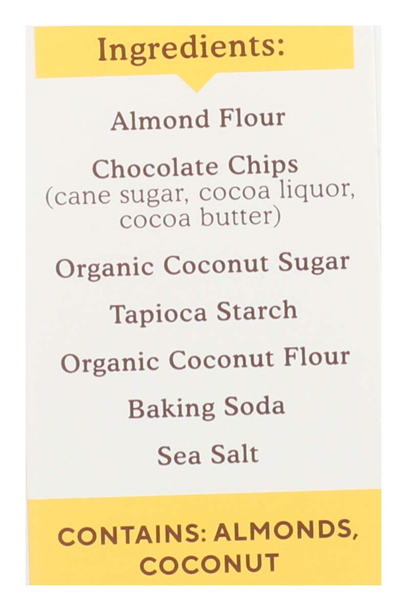 Simple Mills Almond Flour Baking Mix, Chocolate Chip Cookie Dough Mix - Gluten Free, Plant Based, 9.4 Ounce (Pack of 1)