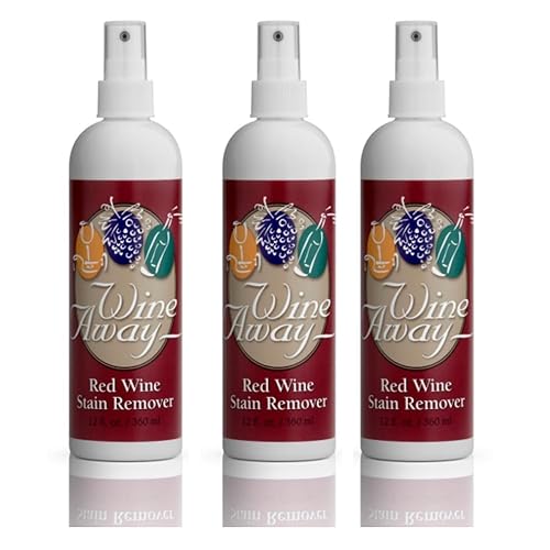 Wine Away Red Wine Stain Remover - Perfect Fabric Upholstery and Carpet Cleaner Spray Solution - Removes Wine Spots - Wine Out - Spray and Wash