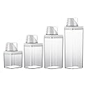 Laundry Detergent Dispenser | Washing Powder Dispenser with Measuring Cup,Reusable Empty Bottles Laundry Washing Up Powder Container Soap Detergents
