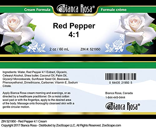 Bianca Rosa Red Pepper 4:1 Cream (2 oz, ZIN: 521950) - 2 Pack
