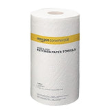 AmazonCommercial 2-Ply White Adapt-a-Size Kitchen Paper Towels, Absorbent, Thick, Individually Wrapped, 140 Towels per Roll (12 Rolls), 1,680 Sheets