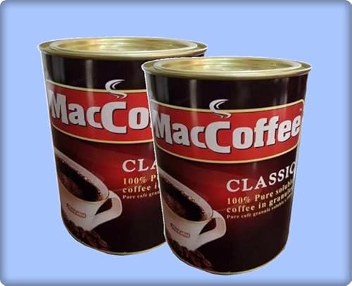 Maccoffee Instant Coffee - Two (2) Cans of 200 Grams Each