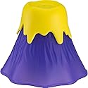 Foreve Microwave Oven Cleaner Steam Volcano Shape Home Kitchen Gadget Cleaning Tool Kitchen Cleaners
