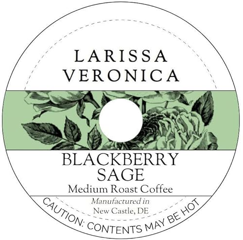 Blackberry Sage Medium Roast Coffee (Single Serve K-Cup Pods) (Gourmet, Naturally Flavored, Whole Coffee Beans) (12 pods, ZIN: 575176) - 2 Pack
