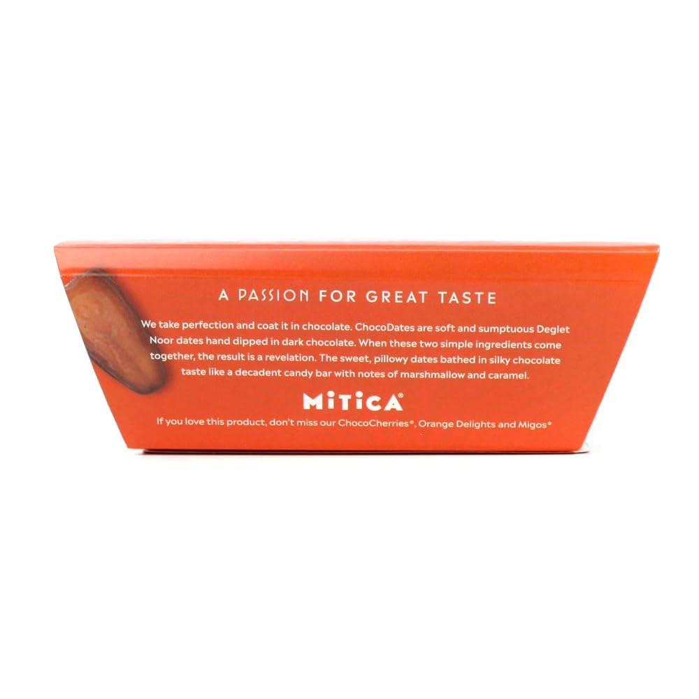 Mitica, Dates Chocolate Dark, 4.9 Ounce
