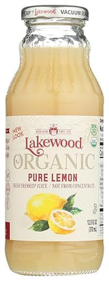 LAKEWOOD JUICE LEMON PURE ORG, 12.5 FO by Lakewood