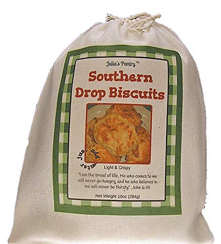 Julia's Southern Foods Old-Fashioned Country Cured and Smoked Applewood Slab Bacon 4 to 5 Lbs and 10oz Drop Biscuit Mix