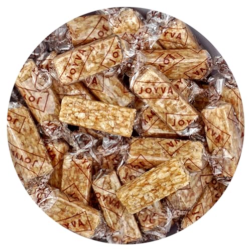 Sesame Crunch Bars, 2 Pound Bulk Bag, Individually Wrapped Honey Candy Bars, The Hampton Popcorn & Candy Company