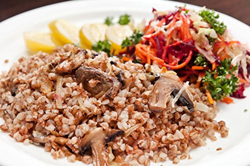 Food to Live Organic Buckwheat Kasha (Grechka, Toasted Whole Groats, Non-GMO, Kosher, Sirtfood, Bulk) by Food to Live - 1 Pound