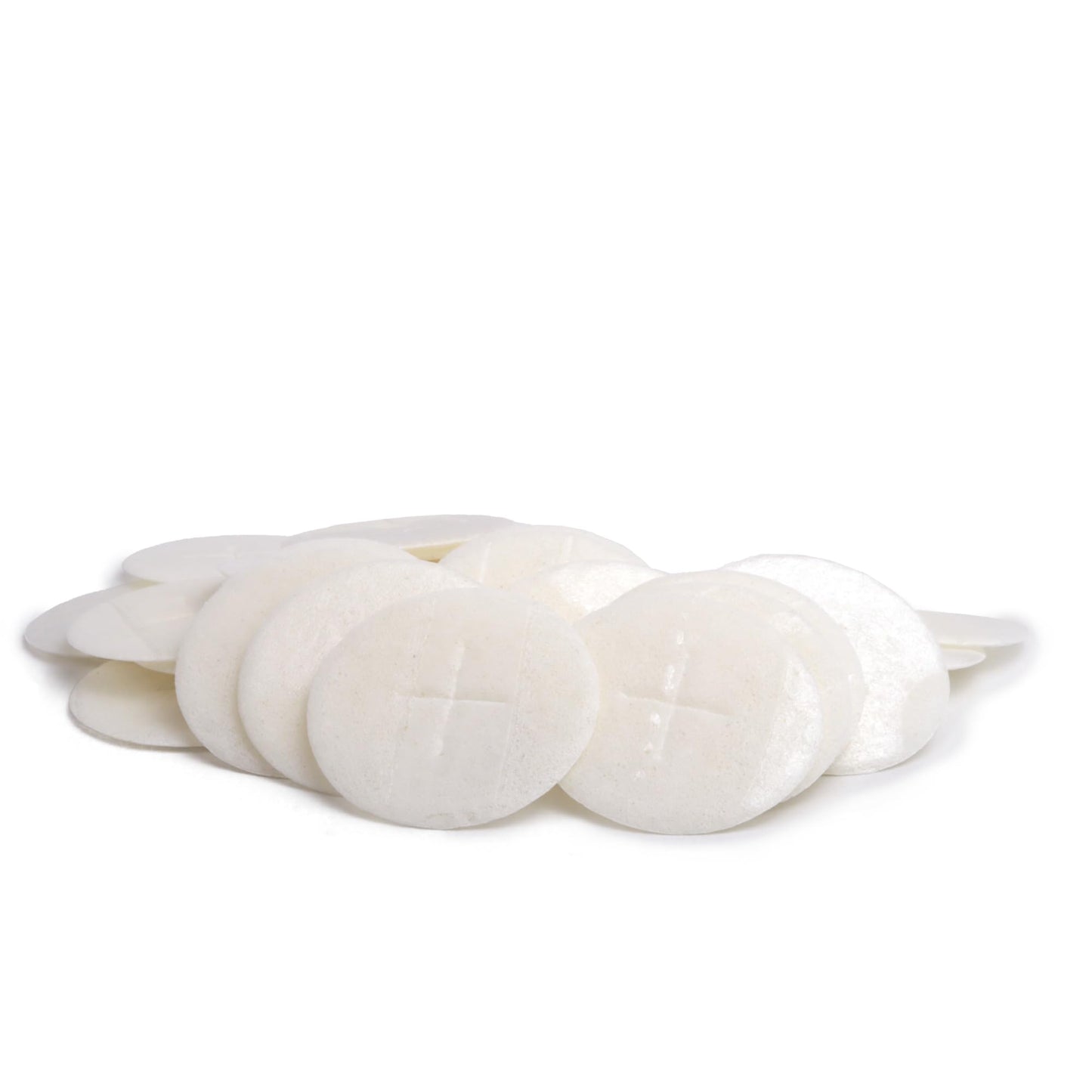 Altar Bread 1 3/8" White Cross Design 100 Communion Hosts