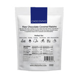 ChocoVivo Dark Chocolate Covered Raisins 70% Cacao, Superfood Snack - Paleo + Keto Friendly, 2.5 Ounces - 3pack