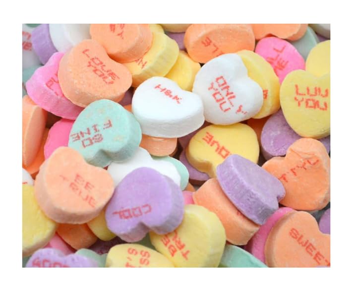 Brach's Large Conversation Hearts - 5 oz Bags - Pack of 2 - Classic Valentine's Day Candy That Generations Have Loved