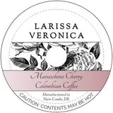 Maraschino Cherry Colombian Coffee (Single Serve K-Cup Pods) (Gourmet, Naturally Flavored, Whole Coffee Beans) (12 pods, ZIN: 573563) - 2 Pack