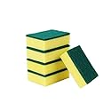 Ewanda store 20 Pcs Scrub Sponge Dish Cleaner Pad Sponge Scrub Brushes Kitchen Sponge Cleaner