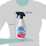 ZORBX Carpet Odor and Stain Remover Spray 24 oz - Perfect Addition to Cleaning Supplies - All-Purpose Carpet Spot Cleaner - Citrus Scented Pet Stain