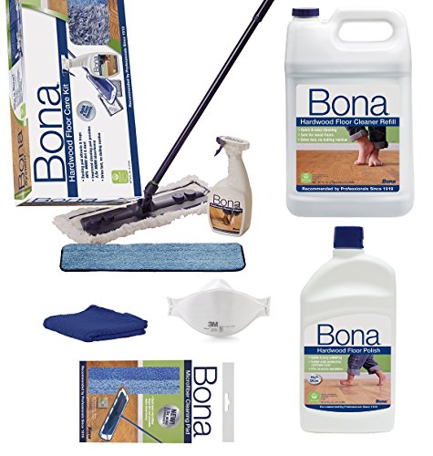 Bona Hardwood Floor Spray Mop, includes 28.75 oz. Cartridge (Bona Family PACK)