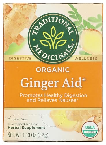 Traditional Medicinals Organic Ginger Aid Tea, 16 Tea Bags