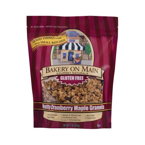 Gluten Free Nutty Maple Cranberry Granola Cereal 22 Ounces (Case of 4)