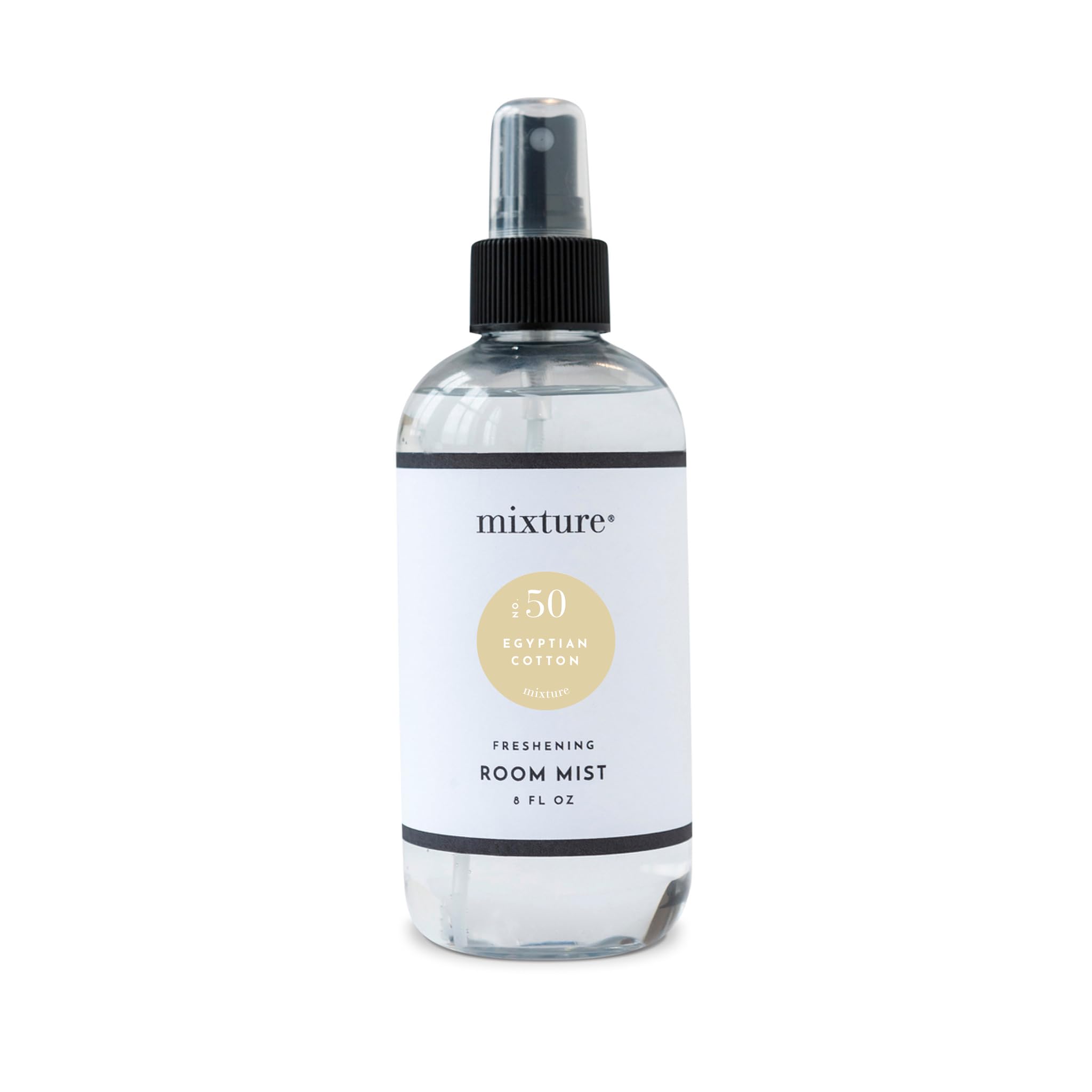 Mixture No. 50 Egyptian Cotton Room Mist - Fresh, Clean Linen-Inspired Home Fragrance Spray, 8oz